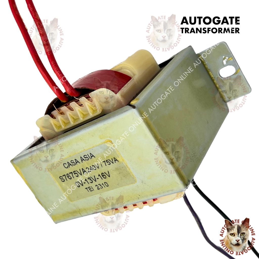 CASA ASIA 0V 13V 16V (230V/75VA ) TEI 2310 TRANSFORMER AUTOGATE FOR ARM AUTOGATE