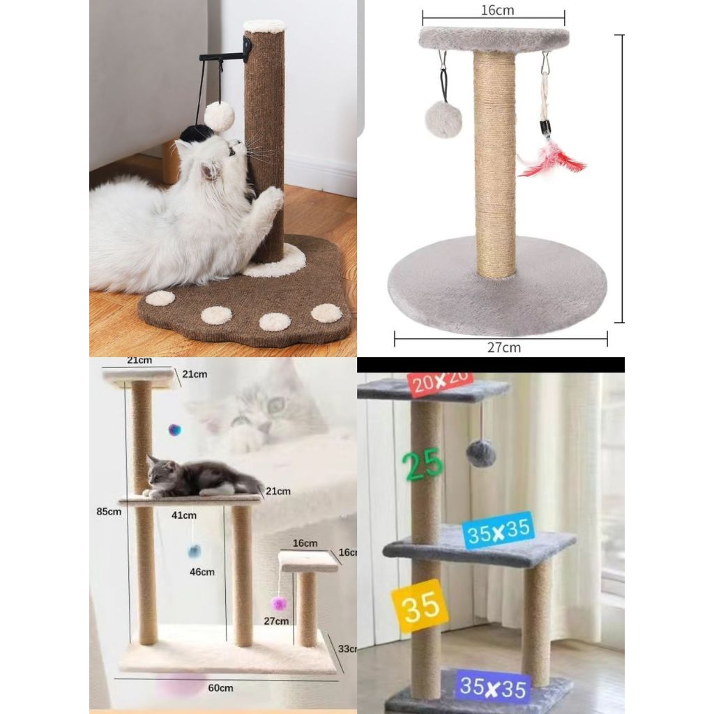 Sisal Cat Tree Scratcher Pets Kitten Scratching Post Board Cat Toys Tree For Kuching Rack Main Jump