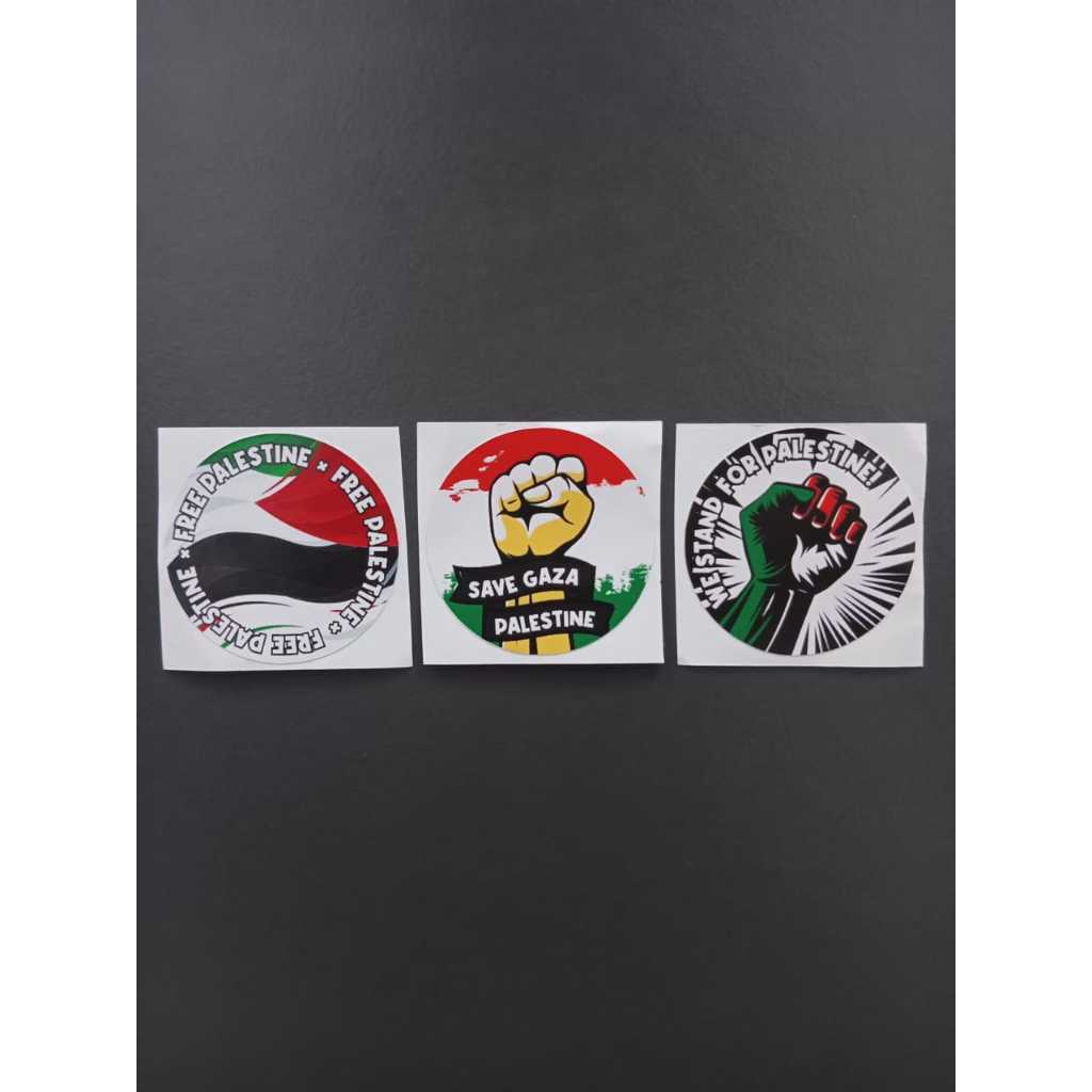 PELEKAT PALESTINE STICKER PALESTIN STIKER KERETA STIKER MOTOR STIKER LAPTOP SOLIDARITI PALESTIN GAZA HAMAS