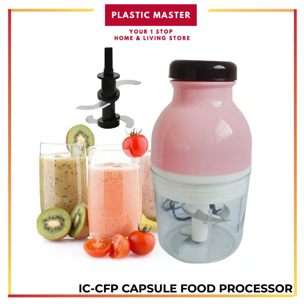 Food Processor Blender Meat Grinder Chopper 600ml Electric Blender Capsule Food Cutter