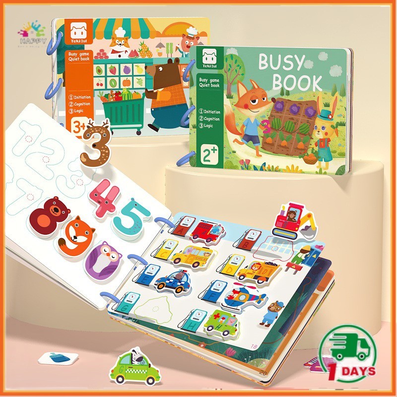 Baby's First Enlightenment Book Busy Book for Kids 3 years Early Learning Book Kids Montessori Book Quite Book