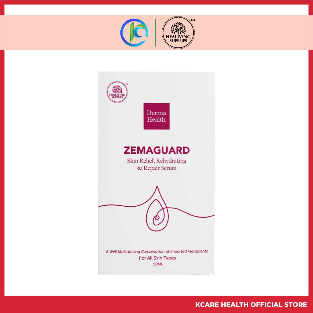 HEALIVING SUPPLIES Derma Health Zemaguard (50ml) - Skin Relief, Rehydrating and Repair Serum