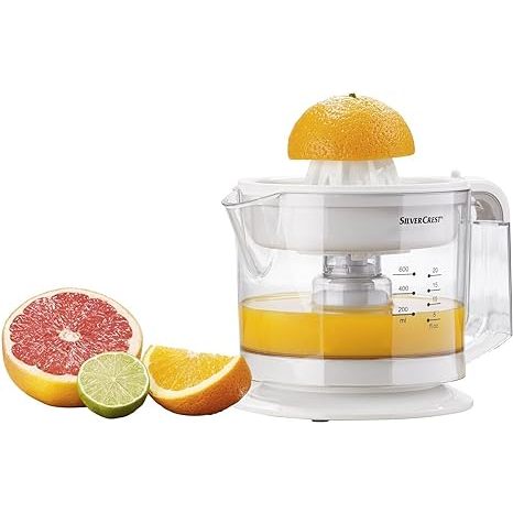 Malaysia Ready, Stock Electric Citrus Juicer Orange Juice Squeezer0.8L ,Press Machine Lemon Fruit Extractor silver crest