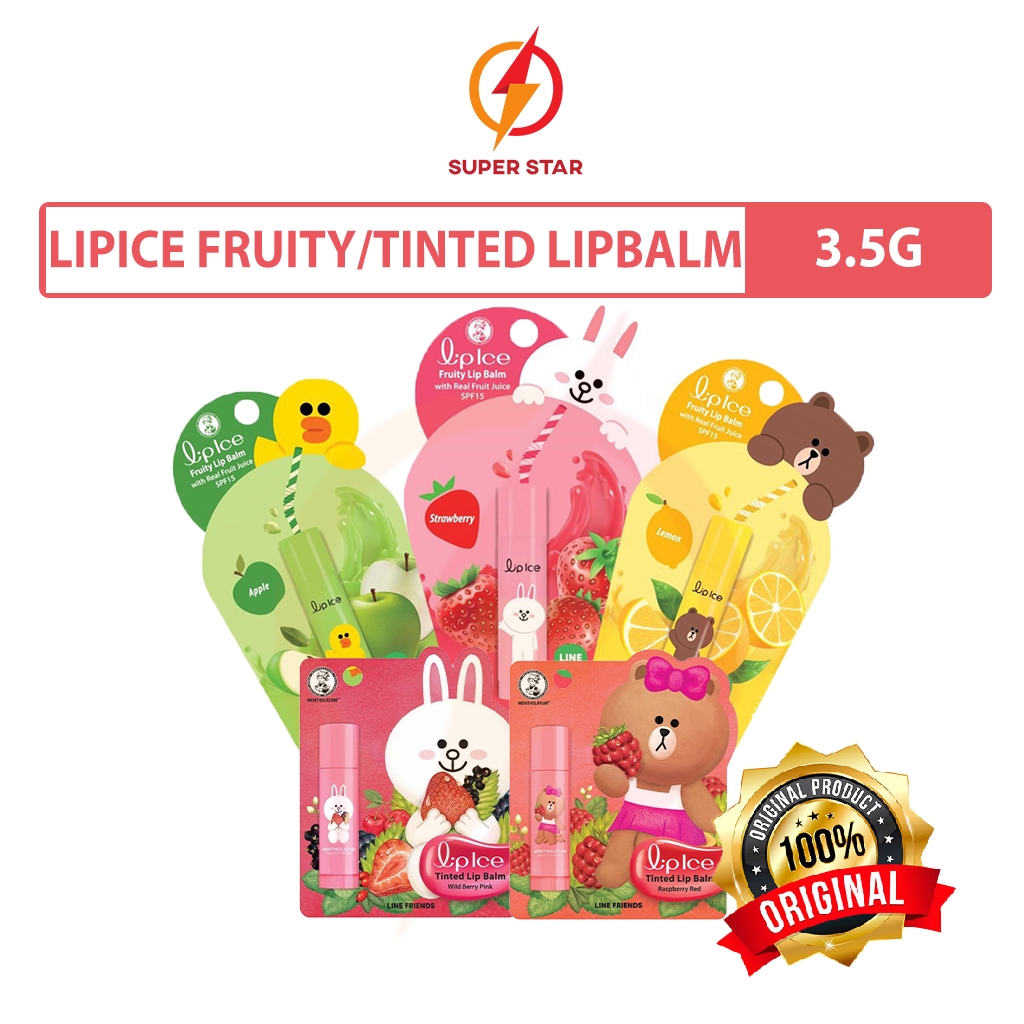 LipIce Fruity/Tinted Lip Balm SPF 15(Line Collection) 3.5g