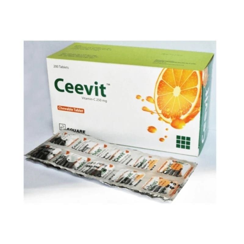 ceevit vitamin c(10pata100pcs)250mg