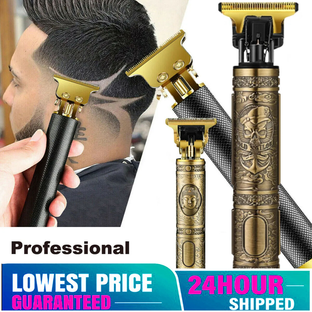 T9 Hair Trimmer Vintage  Hair Clipper Hair Shaver Machine Mesin Cukur Janggut Mesin Rambut Pencukur Misai vgr Man Trim