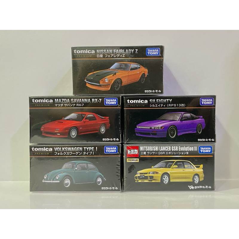 TOMICA Premium Japan Edition Mall Online Special Nissan Toyota Honda Mazda Volkswagen Diecast Toys Mitsubishi Evo III