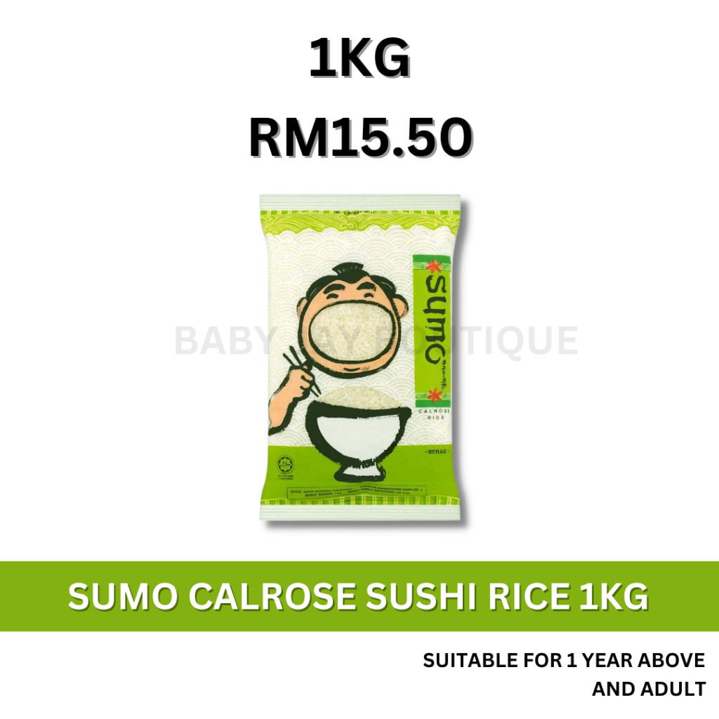 [1KG] SUMO CALROSE RICE FOR 1 YEARS+