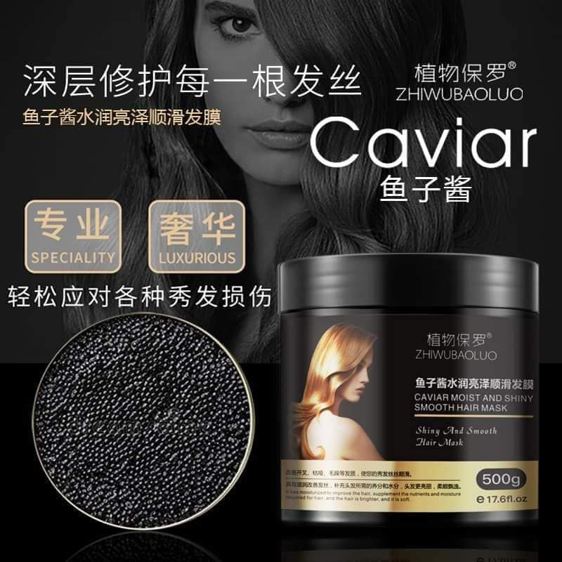 WE 2852 = 鱼子酱水润亮泽顺滑发膜 Caviar moisturizing, shiny and smooth hair mask ☞ 500g