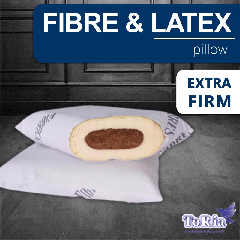 FIBRE STAR Synthetic Latex with Coconut Fibre Pillow / Firm Pillow / High Pillow / Bantal Keras / Bantal Tinggi