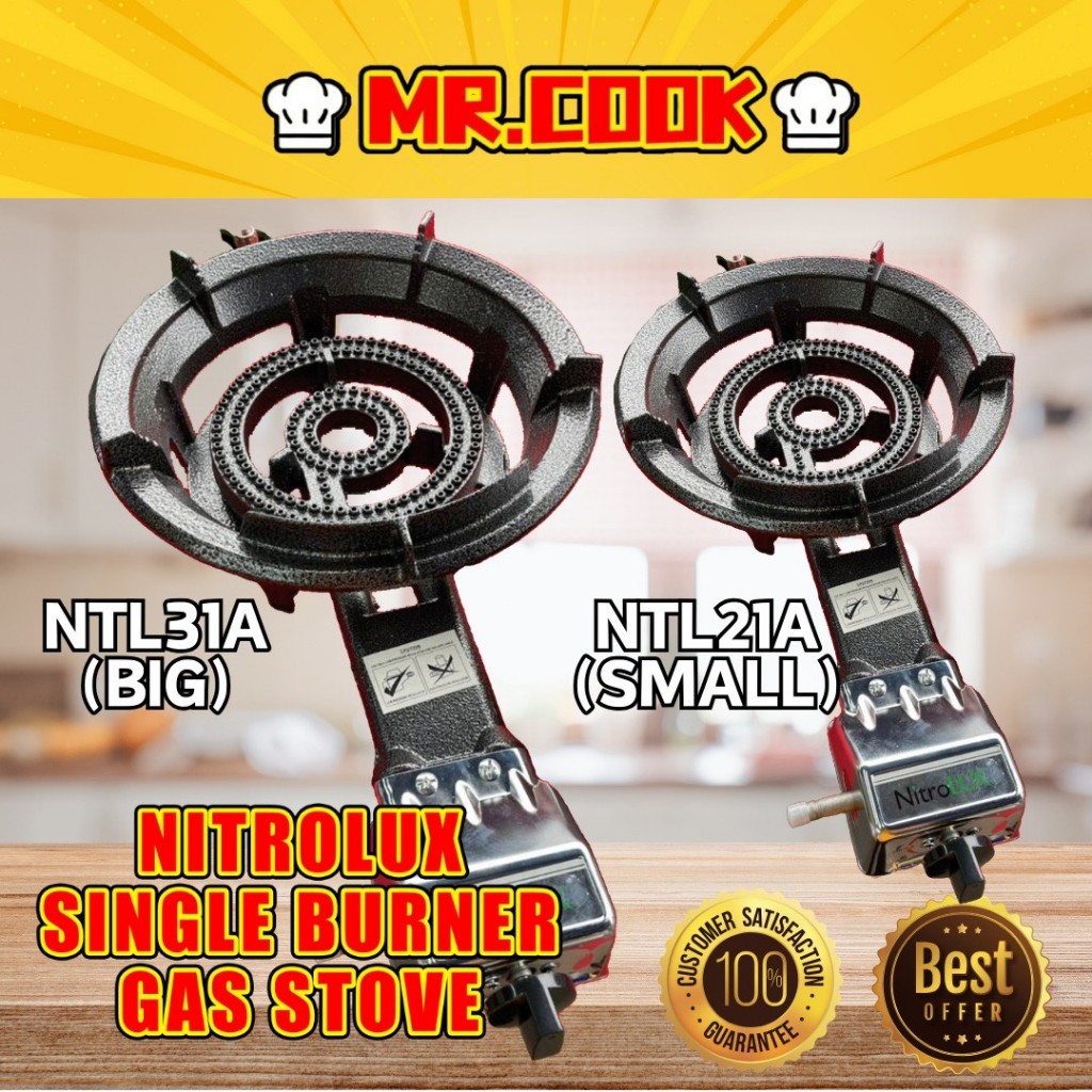 [MR.COOK]Auto Low Pressure Dapur Tungku Gas Dapur Auto Gas Stove Low Pressure Nitrolux C31A/C21A Dapur