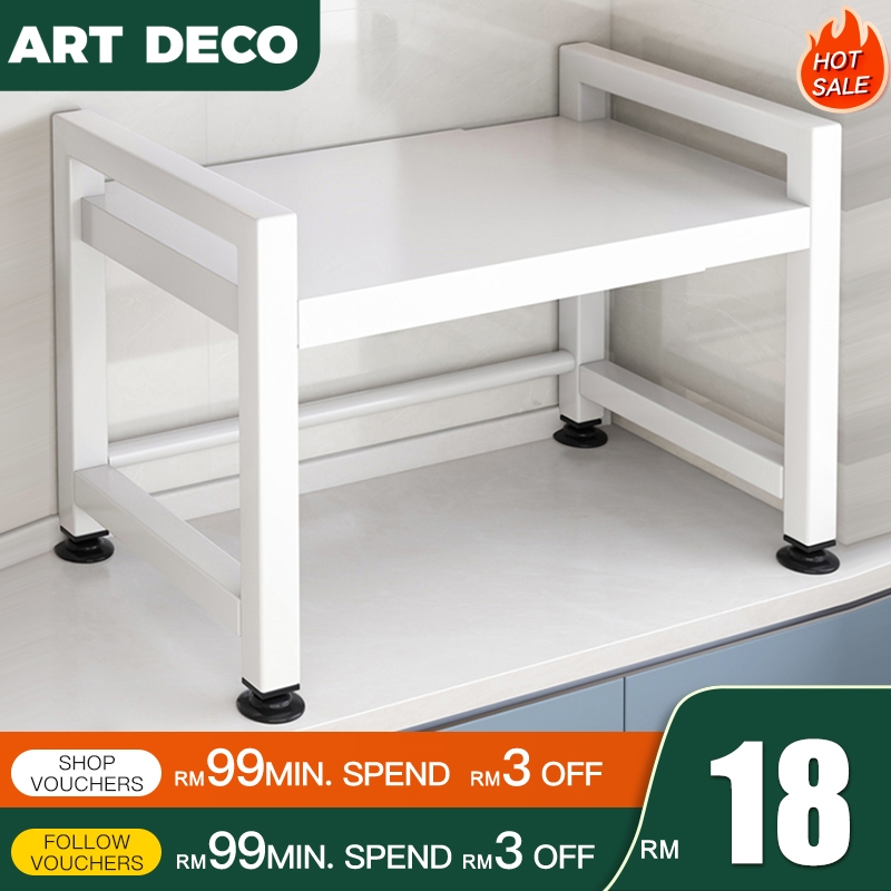 Microwave Rack Oven Rack Rak Dapur Kitchen Storage Rack Rice Cooker Rack Kitchen Shelf Seasoning Rack Kitchen Organizer