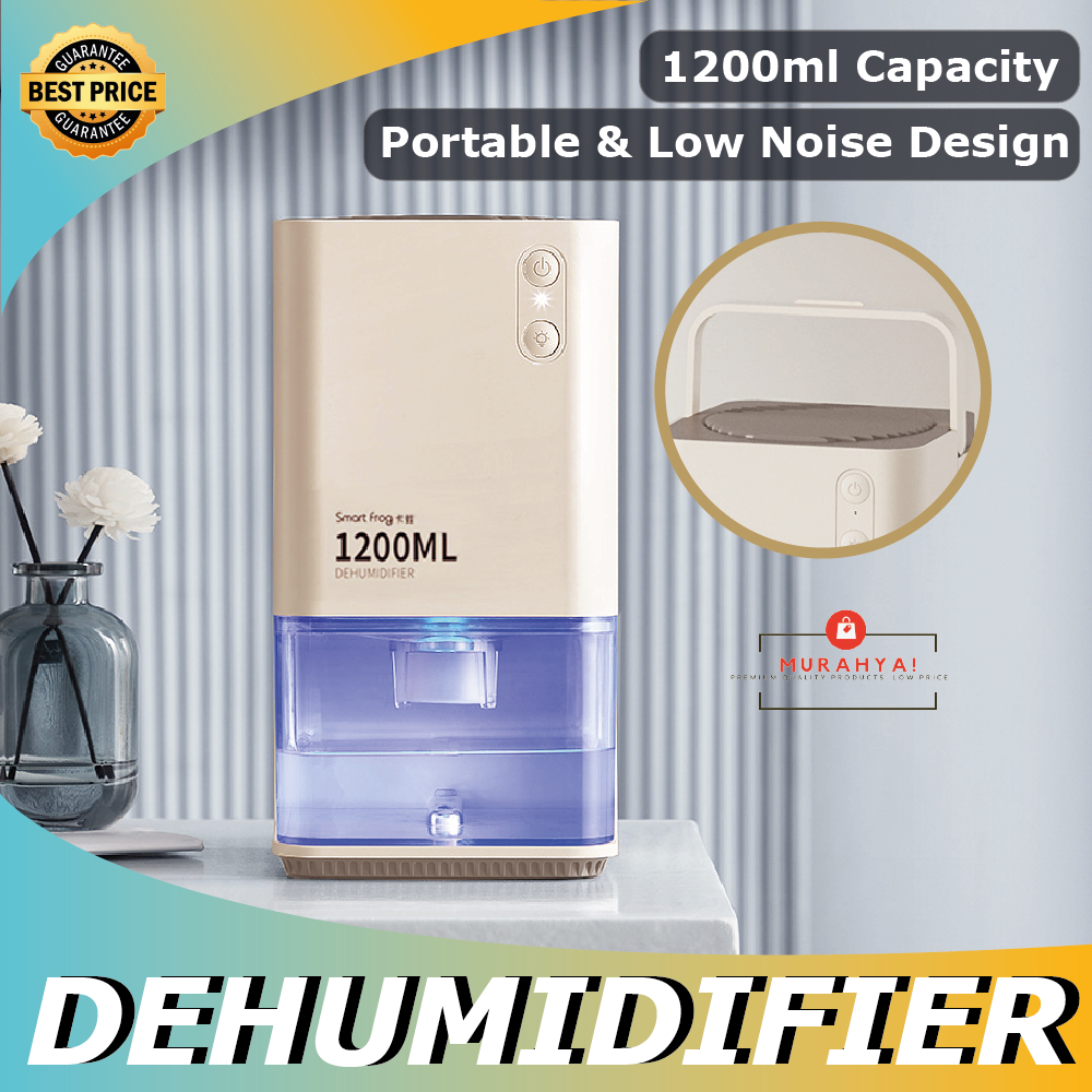 Dehumidifier Moisture Absorber 1200ml 1000ml With Night Light Low Noise Portable Mini Dehumidifier Smart Fog