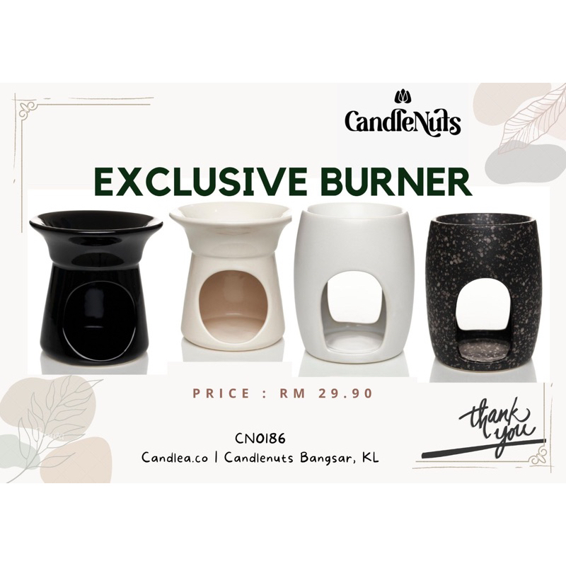 Candlenuts CANDLE BURNER / AROMA BURNER / OIL BURNER