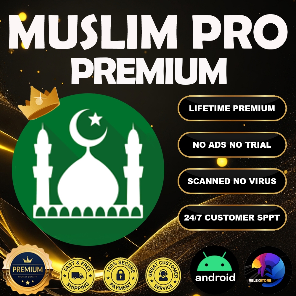 MUSLIM PRO PREMIUM❤️TOP-RATED❤️ Unlimited | Lifetime Premium | Android APP