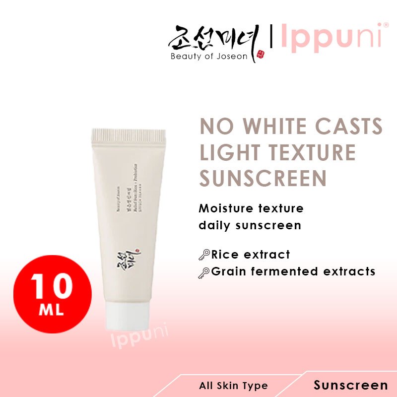 BEAUTY OF JOSEON Sunscreen Relief Sun : Rice + Probiotics SPF50+ PA++++ 10ml