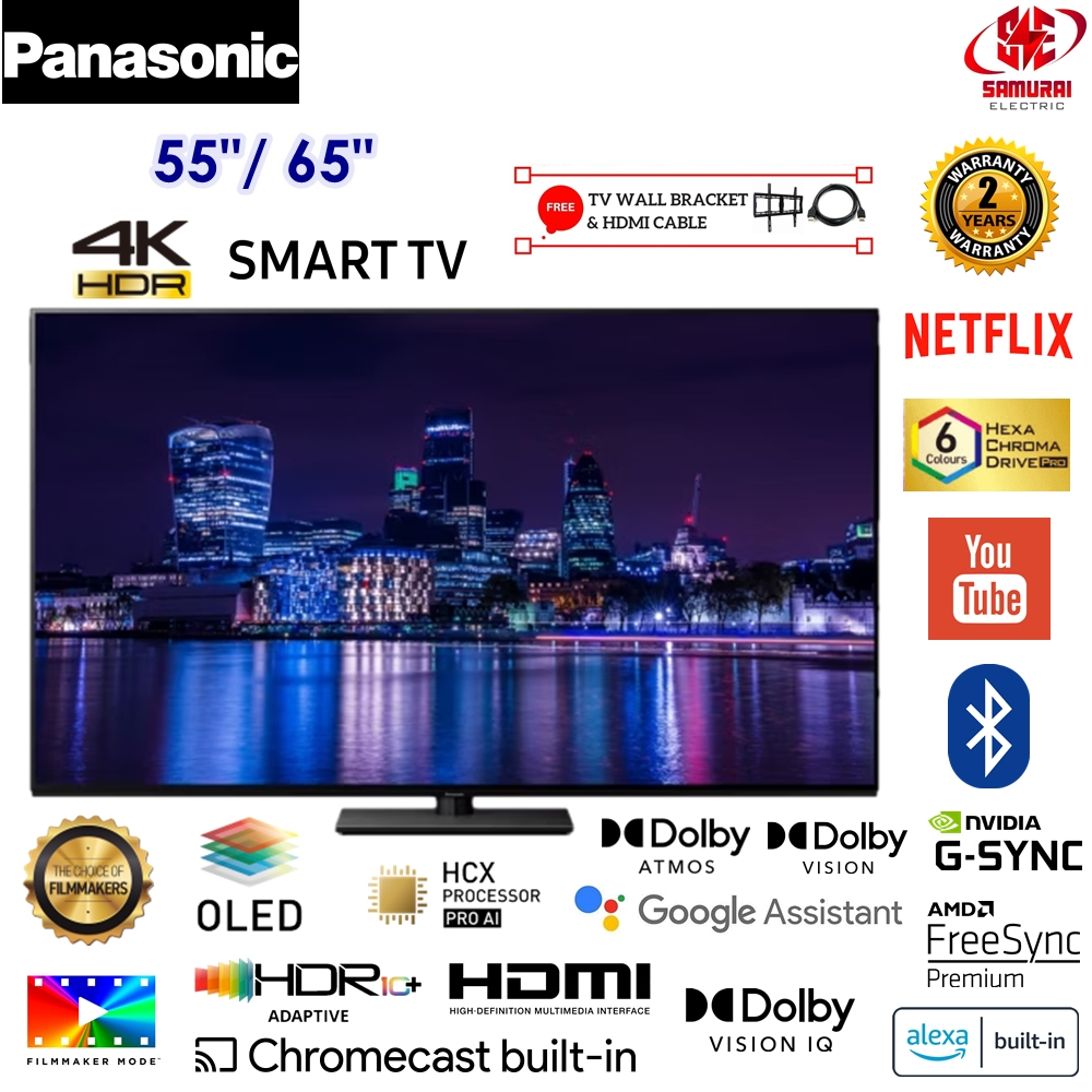 [FREE SHIP] Panasonic 4K HDR Smart Oled Tv With Youtube And Netflix 55" TH55MZ1000K/ 65" TH65MZ1000K.