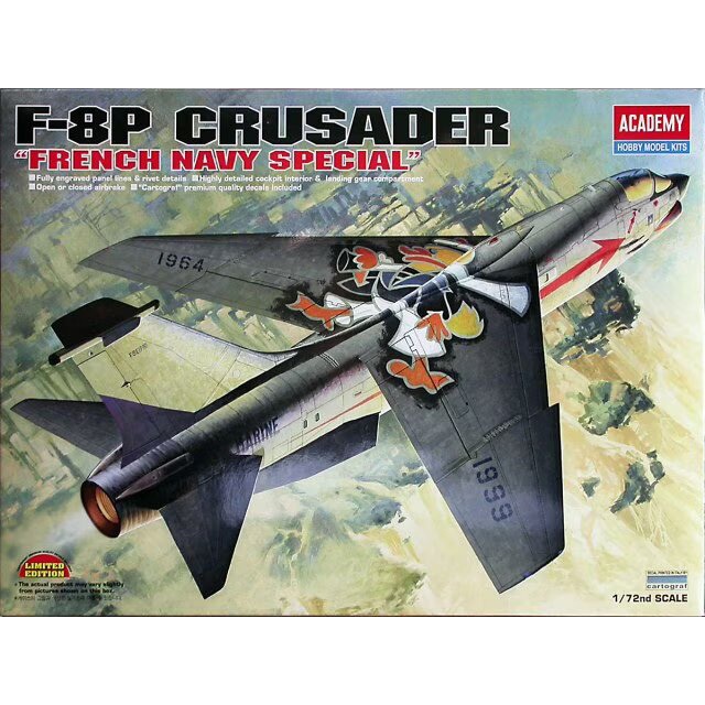 Academy 1/72 12407 F-8P Crusader "French Navy Special"