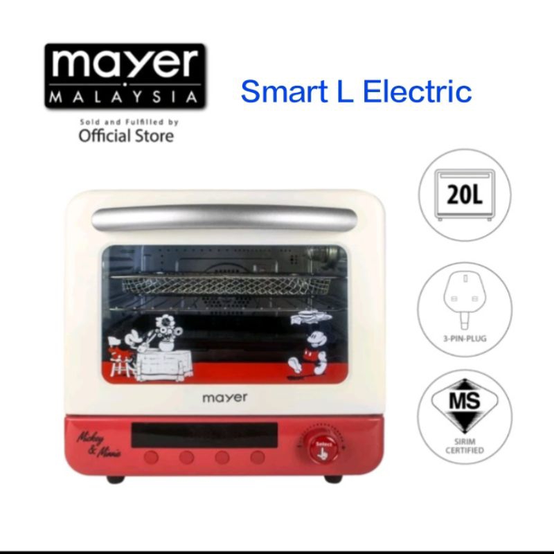 (Offer!!!) Disney X Mayer 20L Digital Air Fryer Oven With Steam MMAO20