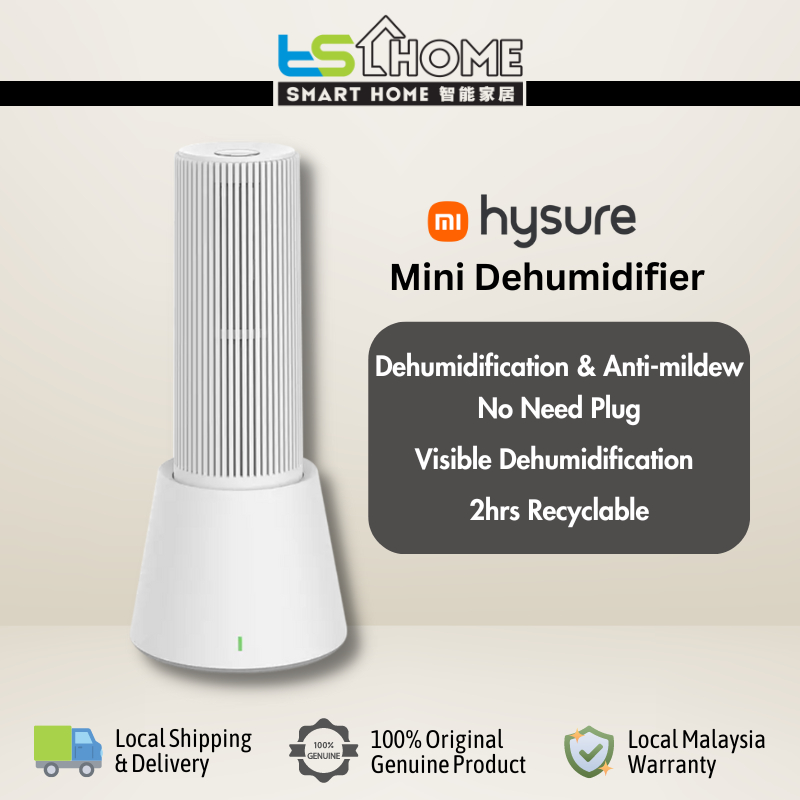 Youpin Hysure Mini Dehumidifier Home Wardrobe Air Dryer Clothes Dry Heat Wireless Dehydrator For Mildew Proof Moisture A