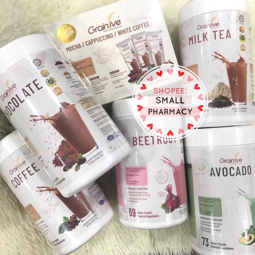 GRAINLIVE Drinks 800 GM (Avocado / Beet Root / Chocolate / Coffee / Milk Tea / Mix Coffea box 18s / S.Berry)