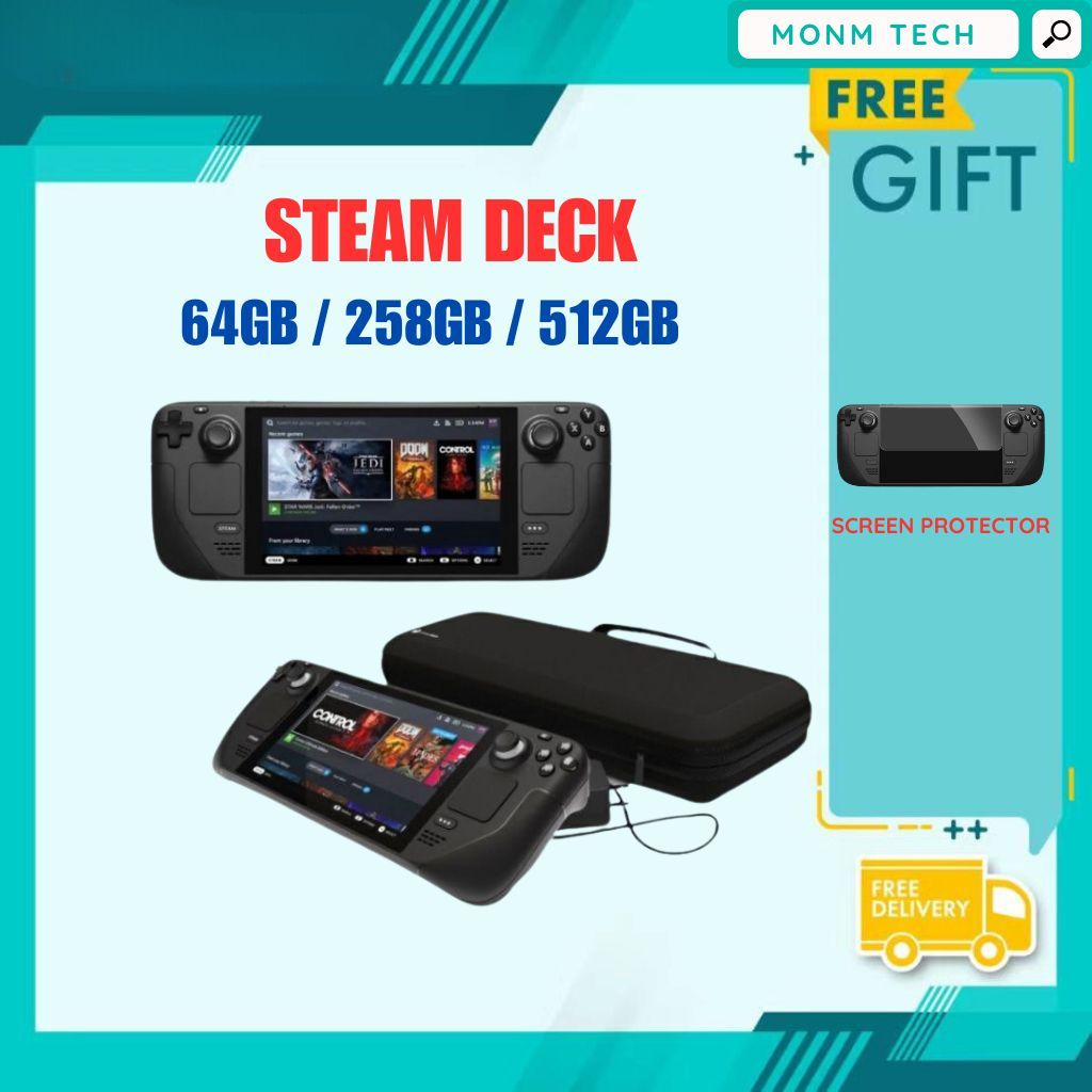 Steam Deck Handheld Gaming Console