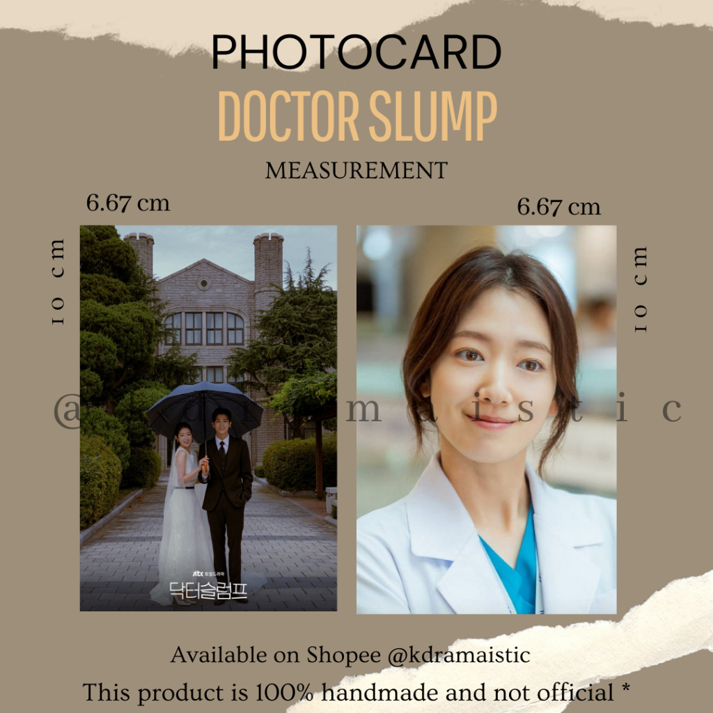 DOCTOR SLUMP PHOTOCARD|MINI POSTER | FAN MADE|NETFLIX [KDRAMA MERCH]