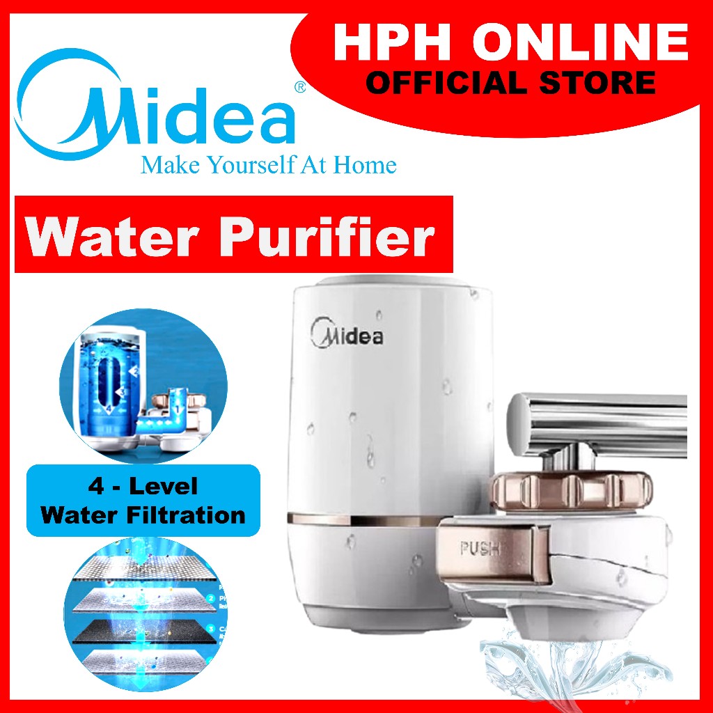 Midea MC122-2 Kitchen & Bathroom Faucet Water Purifier/ Water Tap Purifier (Pembersih Air l 滤水器)