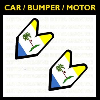 JDM Penang Pulau Pinang - Car Sticker / Bumper Sticker