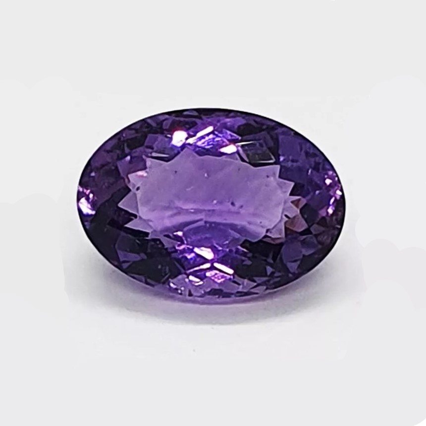 Amethyst (Oval) | Batu Kecubung | 紫水晶 | February Birthstone | Pisces Zodiac Stone | Natural Gemstones | Batu Permata