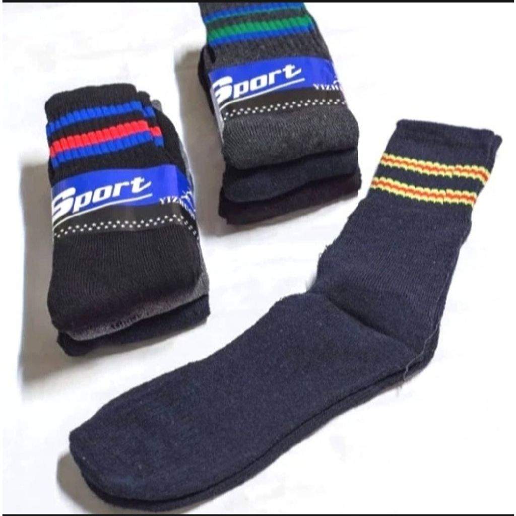 #READY STOCK# Mens Thick Working Socks Suitable for safety boots / Stoking lelaki kerja Tebal 男装厚长袜