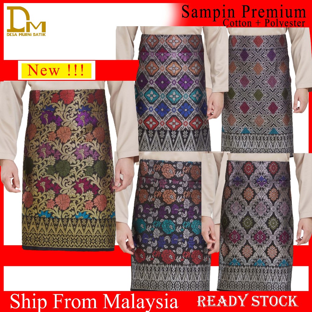 SAMPING PREMIUM by DESA MURNI BATIK- COTTON MIX POLYESTER--READY STOCK!FAST SELLING!