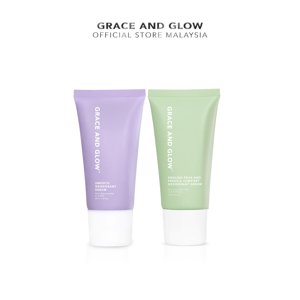 Grace and Glow New Bundle 2in1 Black Opium Smooth Deodorant Serum + English Pear and Freesia Deodorant Serum Roll On