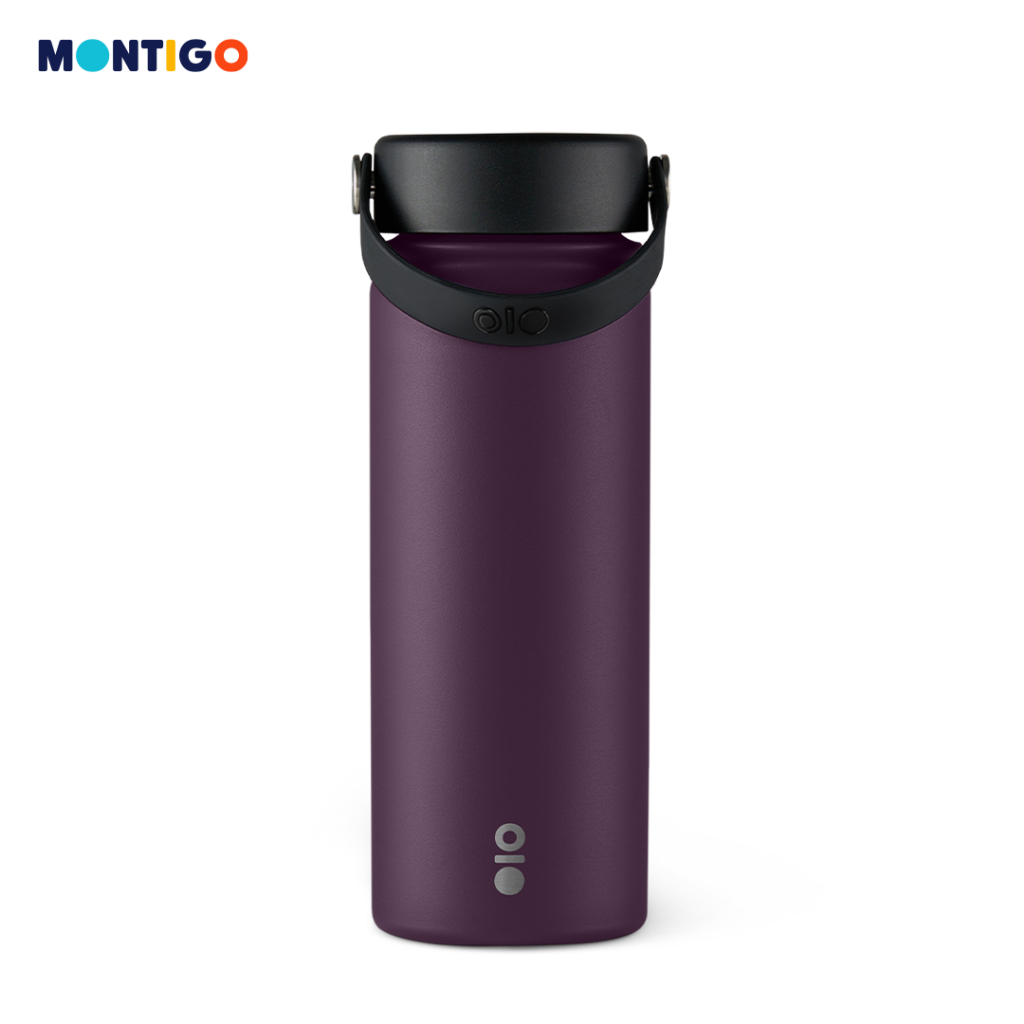 Montigo Atlas Ace Bottle Medium (530ml/18oz) - Durable Stainless Steel, Temperature Retention, Leakproof