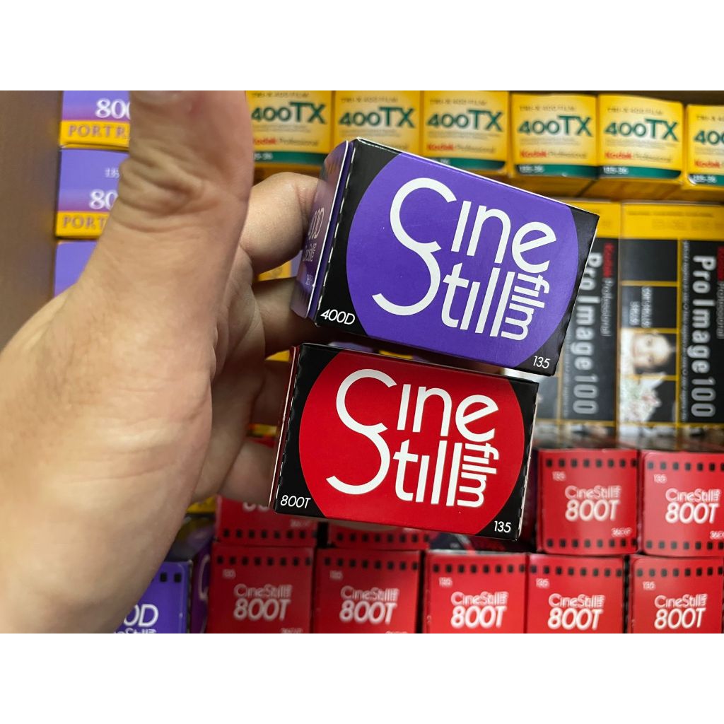 35mm Cinestill 400D 800T C41 Color Cinema Film Cinematic Tungsten & Daylight Film 135 Colour ( Price Is Per Roll )