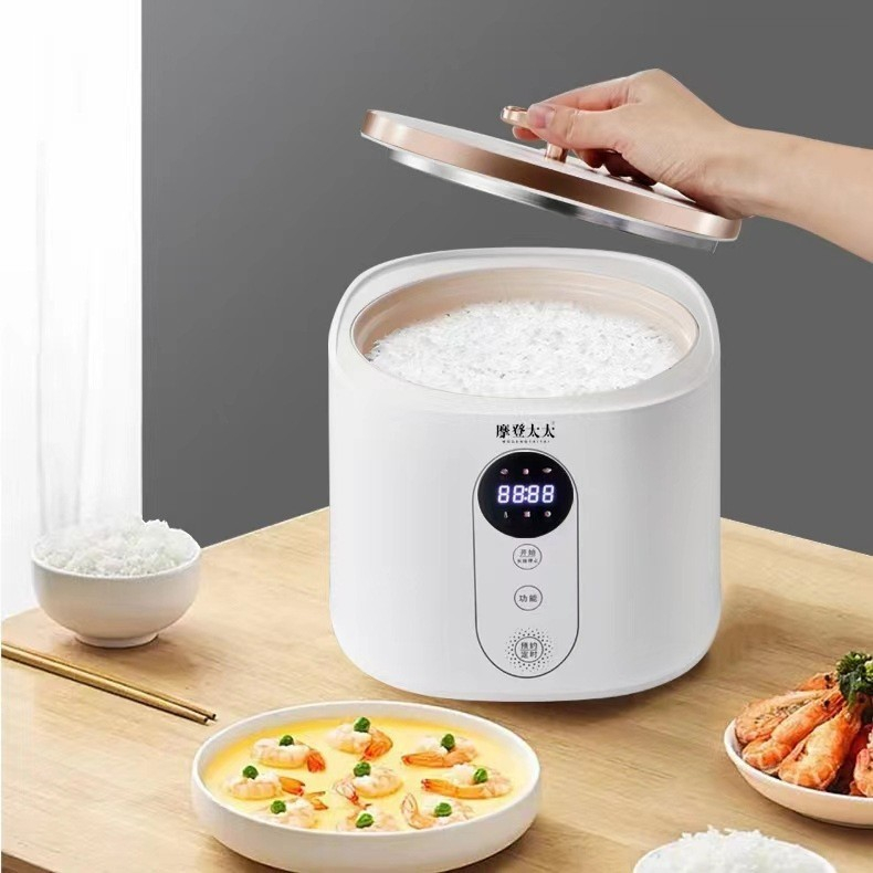 【READY STOCK】Electric Rice Cooker Steamer Non-Stick Pot 3L Multifunctional  Household Mini Rice Cooker Periuk Nasi