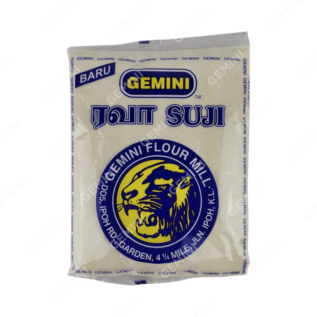 GEMINI SUJI FLOUR / TEPUNG SUJI 400GM