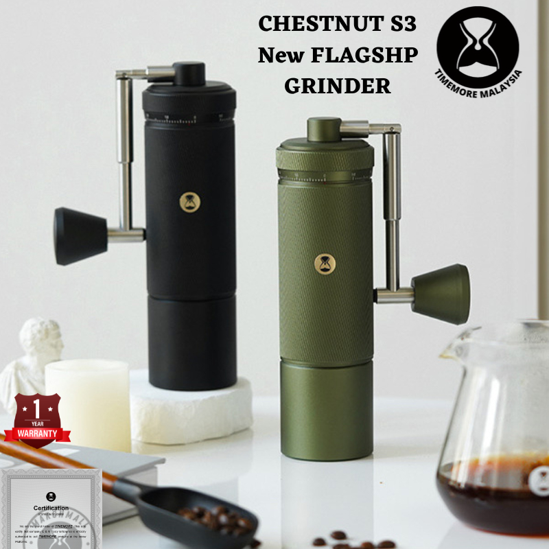 Timemore - Chestnut S3 New Flagship model with external adjustment Coffee Manual grinder