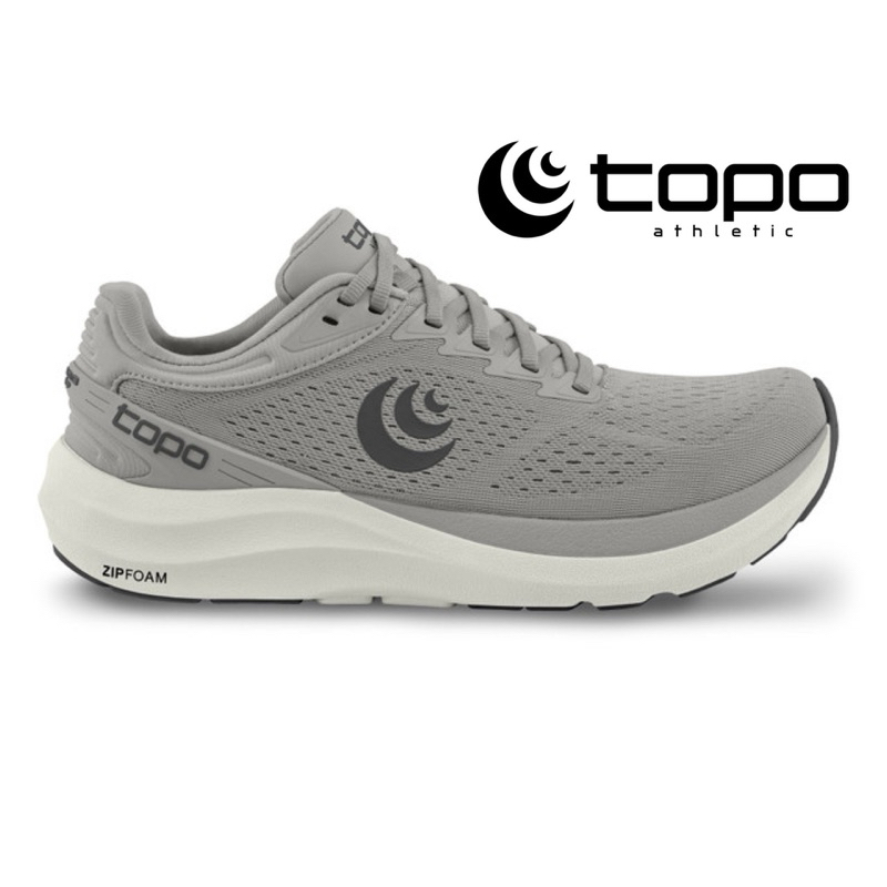 [Pre-Order] Topo Athletic Men’s Phantom 3 Road Running Shoe, Grey/Grey