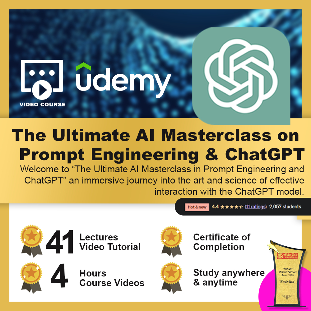 [Video Course] The Ultimate AI Masterclass on Prompt Engineering & ChatGPT