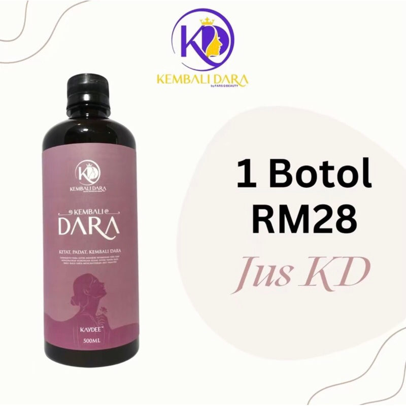 JAMU KEMBALI DARA HOMEMADE (NEW BOTTLES)