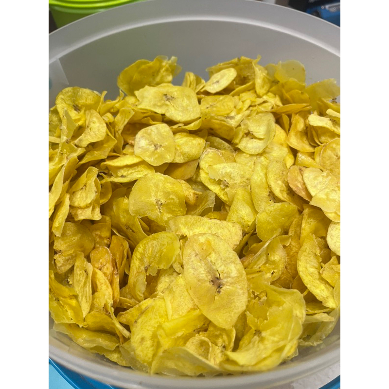 [NIPIS] 500gram 250gram Kerepek pisang tanduk masin borong murah gram gm tanpa pewarna kuning
