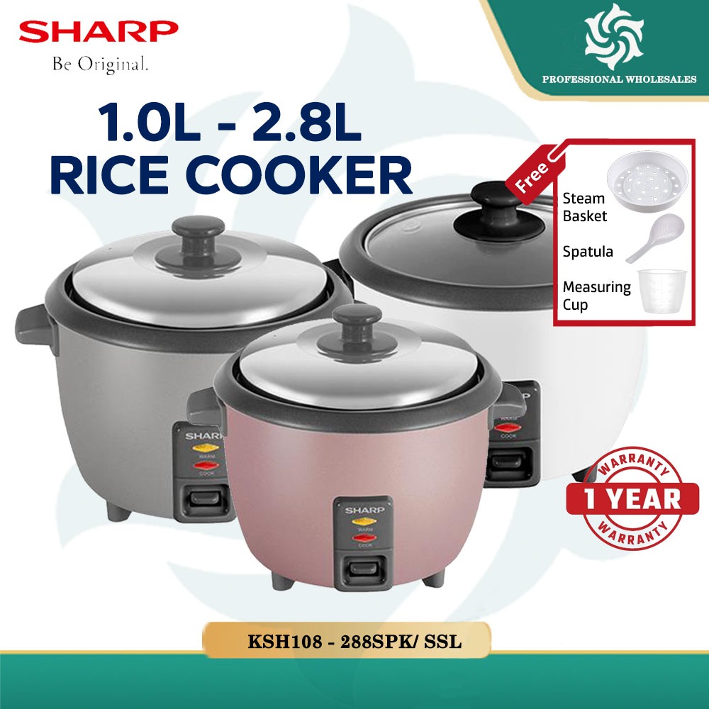 【LOWEST PRICE】SHARP RICE COOKER PERIUK NASI 1.0L/1.8L/2.2L/2.8L/4.5L non stick pot
