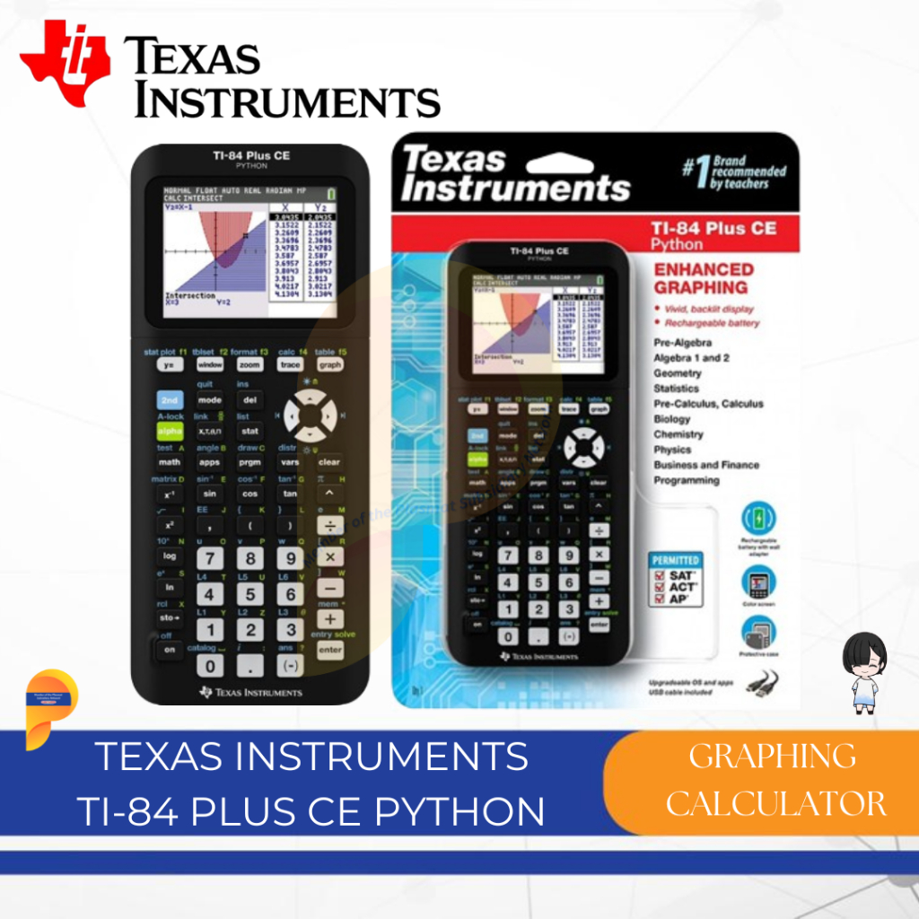 Texas Instruments TI-84 Plus CE Python Graphing Calculator