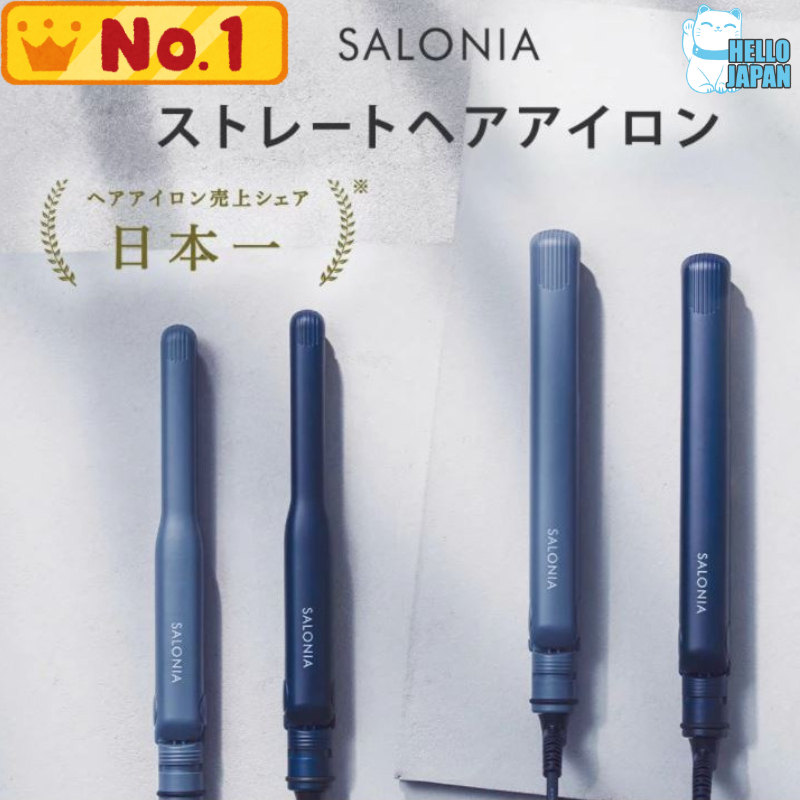 [SALONIA Straight Hair Iron 15mm 24mm 35mm] Hair Iron Hair Iron Saronia Overseas Support　Pouch hk Saronia Gift Present