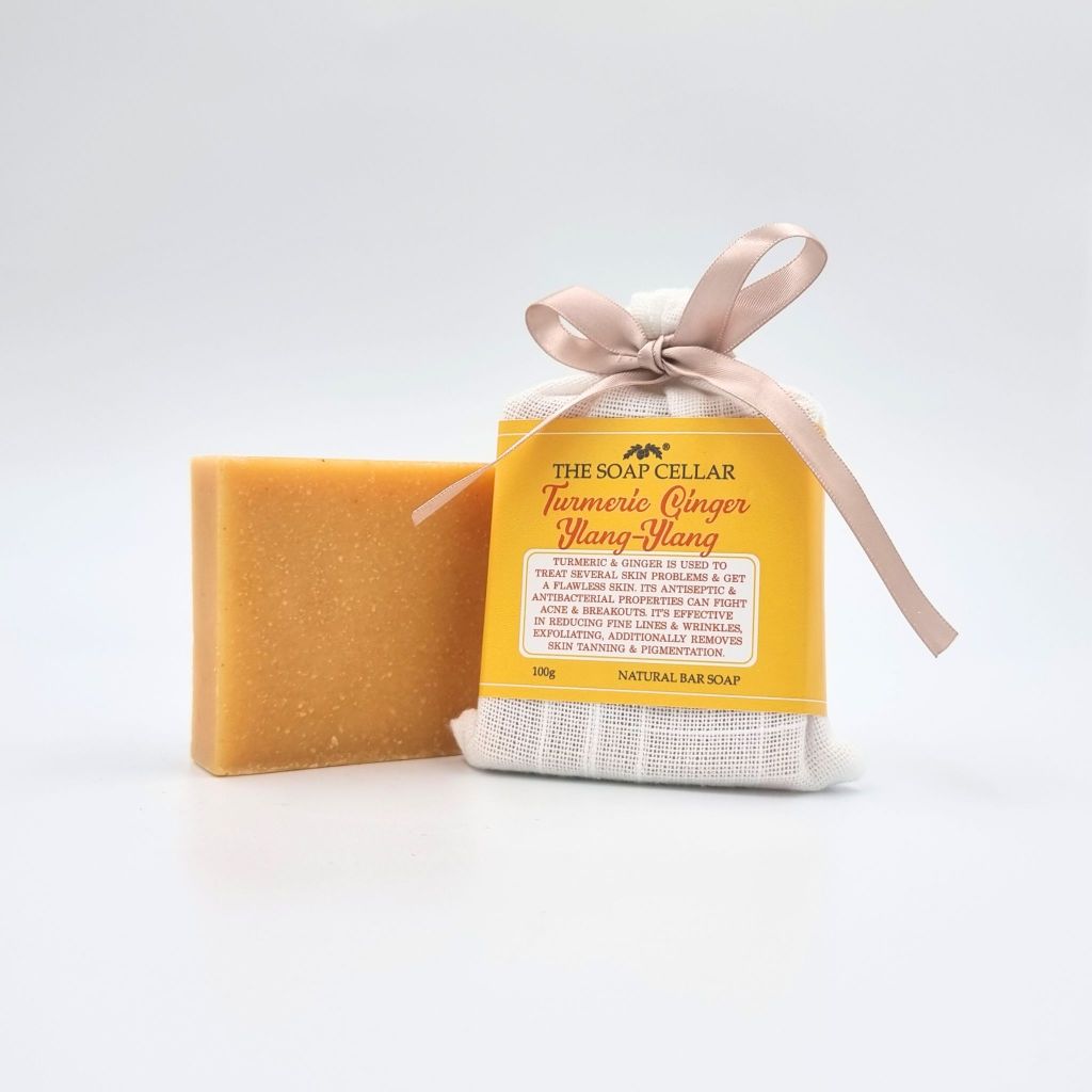 TURMERIC, GINGER & YLANG-YLANG HANDMADE NATURAL SOAP BAR - THE SOAP CELLAR