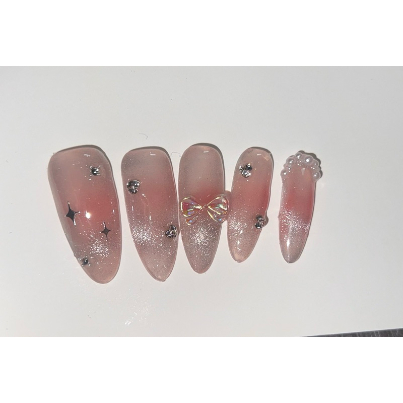 穿戴甲猫眼腮红Pressonnails.