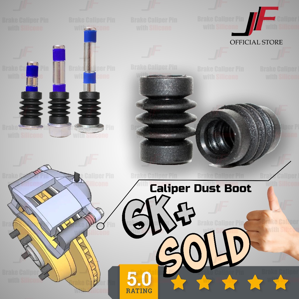 JF Caliper pin boot | Dust Boot | Getah | Getah Brake System | Penghalang debu | Semua kereta | Universal vehicles