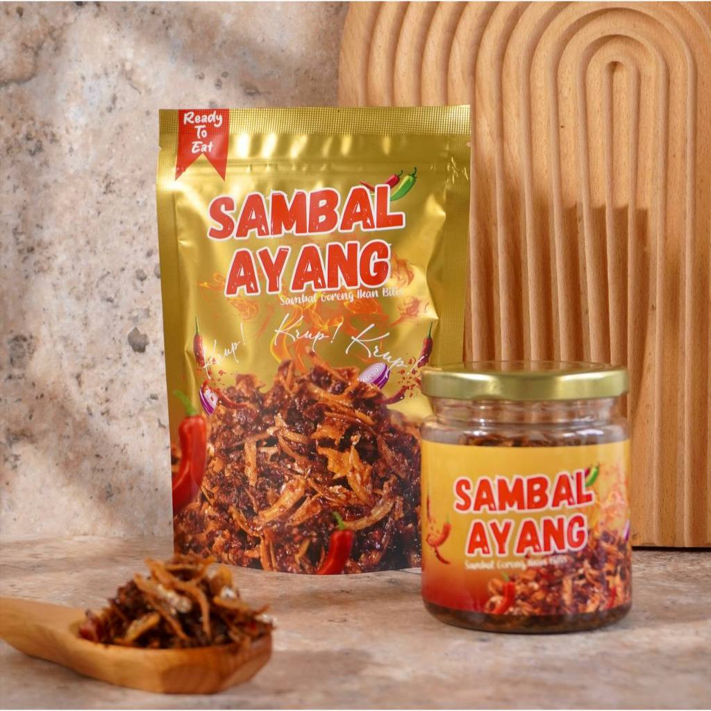 Sambal Bilis Garing Cili Api Pedas | Travel Food Pack Pouch | Ready To Eat Pack Anchovies