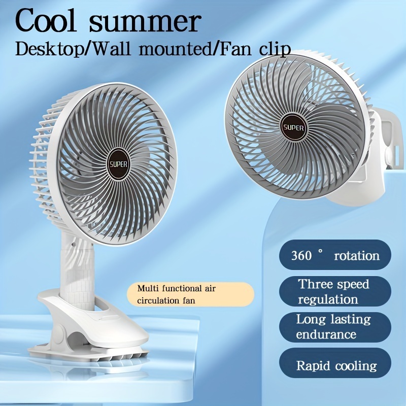 Kipas Mini Portable Fan Table Fan kipas meja Desktop Fan Handheld fan Clip fan Hanging fan Rechargeable Super Fan 小风扇